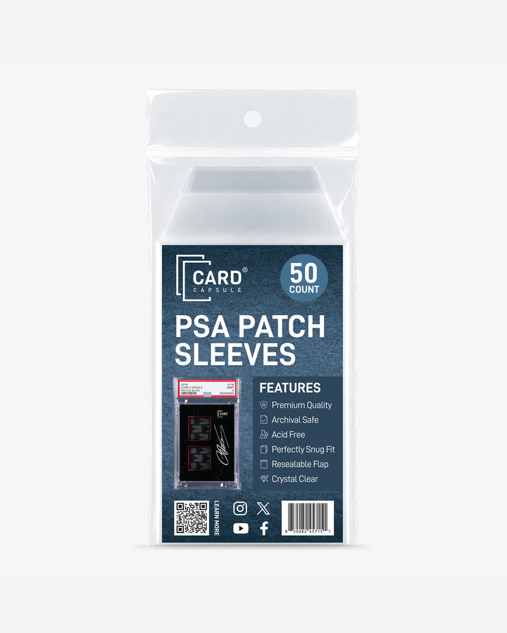 PSA Graded Card Sleeves - Patch &amp; Jersey Card