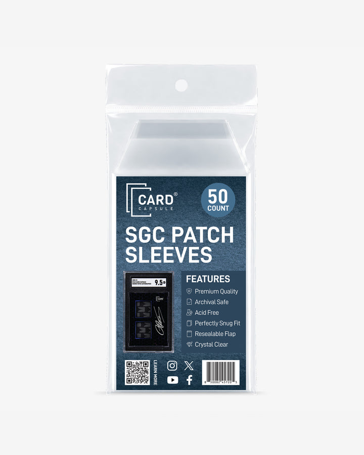 SGC Graded Card Sleeves - Patch &amp; Jersey Card