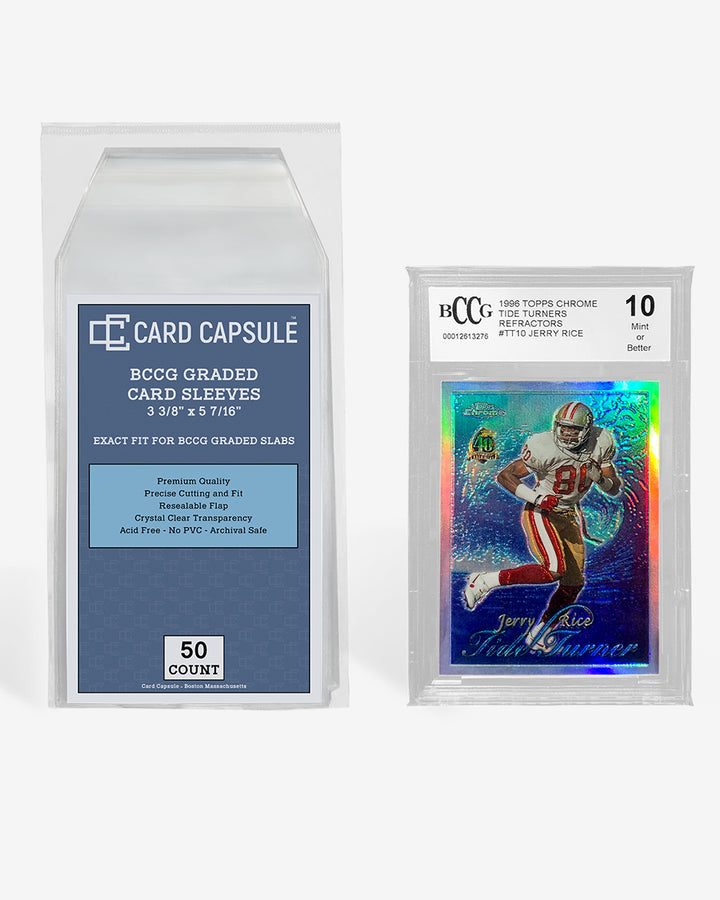 BCCG Card Sleeves | Sleeves for BCCG Slabs | UV Resistant Sleeves