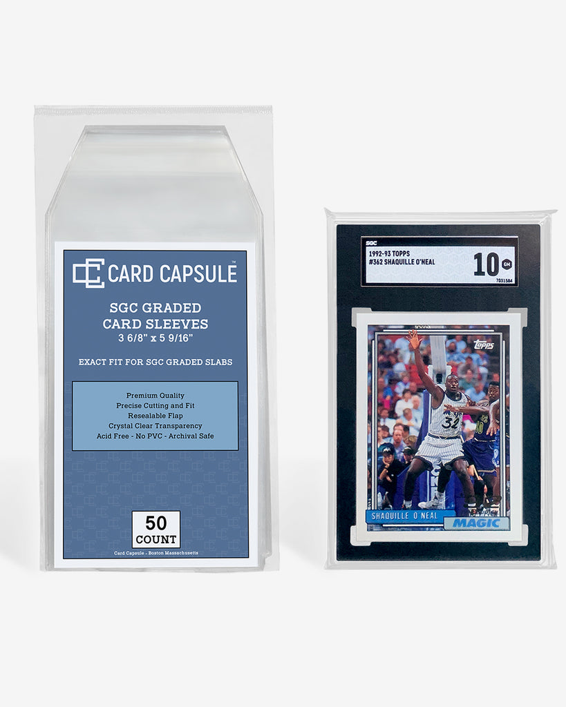 SGC Graded Card Sleeves | Sleeves for SGC Slabs