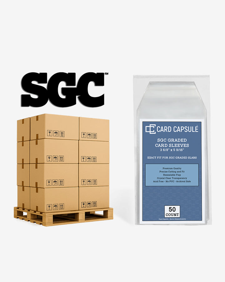 SGC Graded Card Sleeves | Sleeves for SGC Slabs