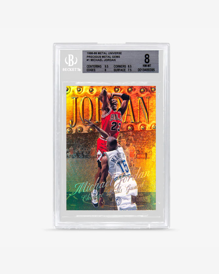 BGS-graded basketball insert card sealed inside a clear Card Capsule sleeve