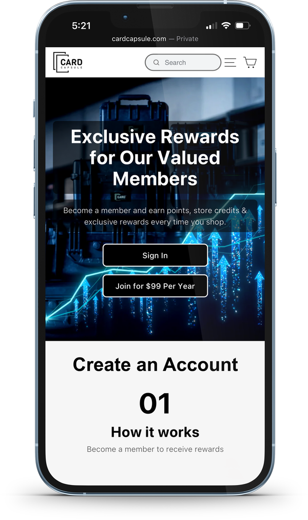 step 1: create an account