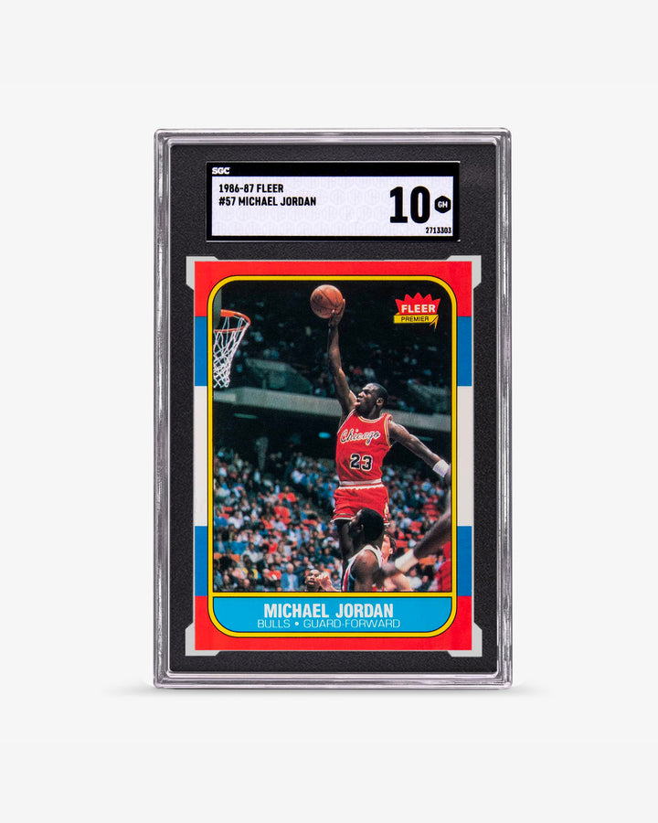 SGC-graded vintage basketball rookie card sealed inside a clear Card Capsule sleeve