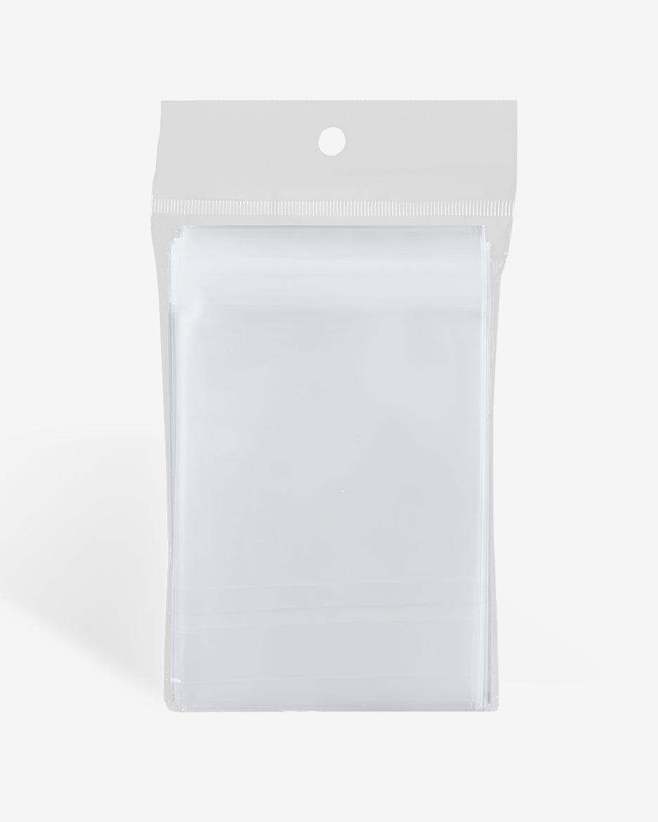 Single clear Card Capsule resealable team bag for standard size trading cards
