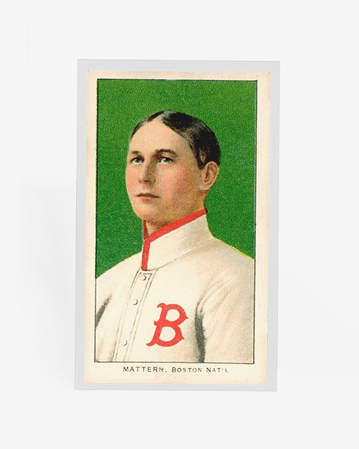 Vintage T206 tobacco card in a clear Card Capsule soft sleeve