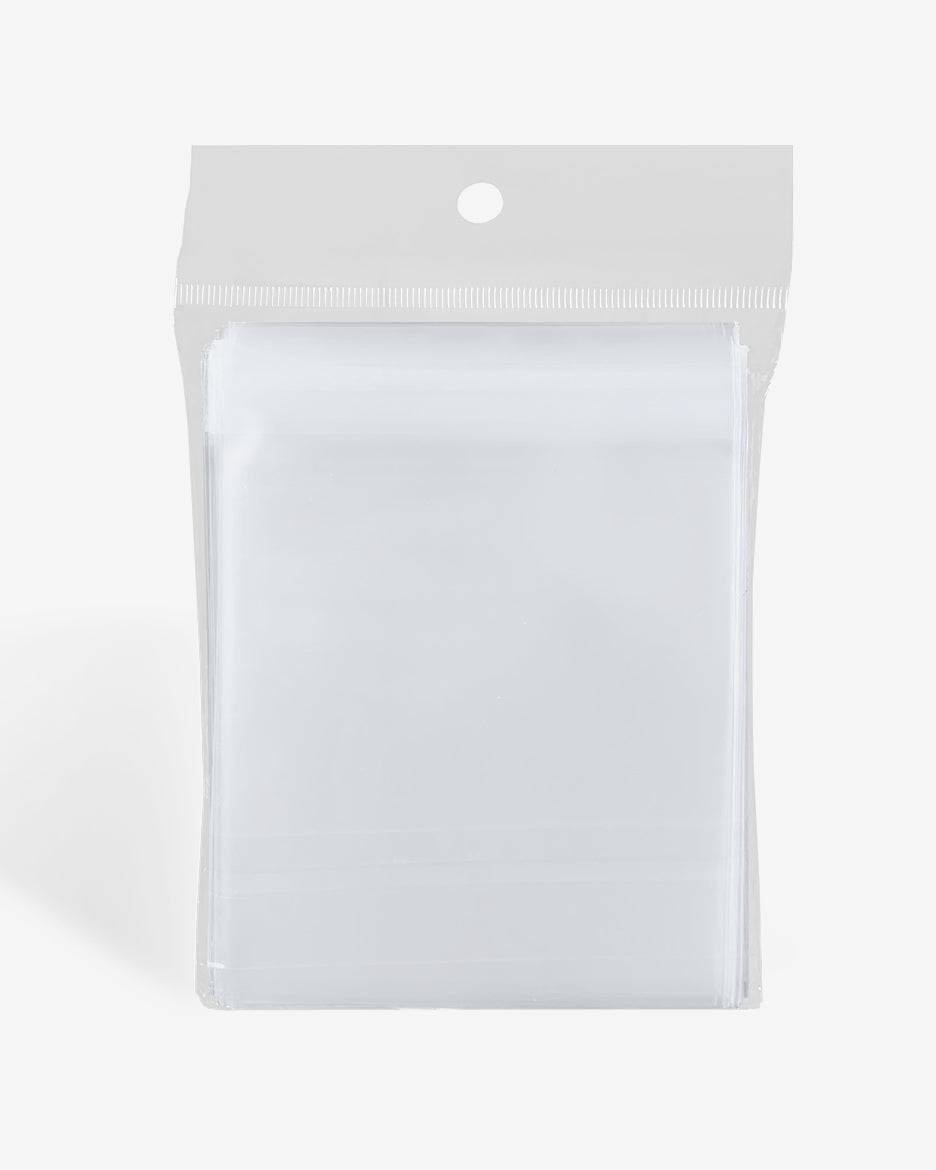 Single clear Toploader Resealable Sleeve, sized to fit 75-100pt toploaders