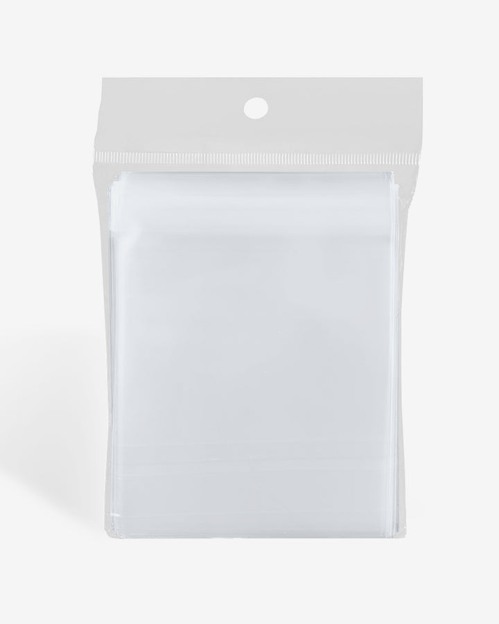 Single clear Toploader Resealable Sleeve, sized to fit 75-100pt toploaders